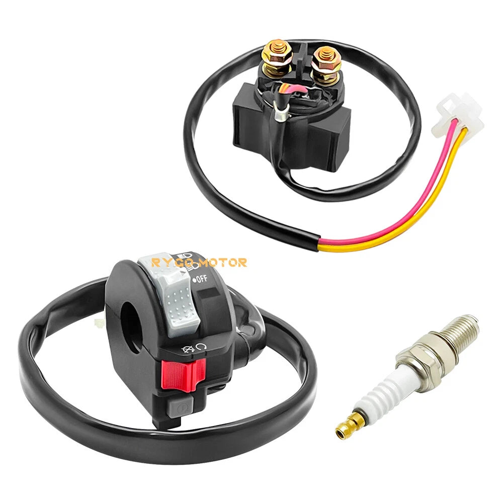 Handlebar Stop Switch Relay Spark Kit for Yamaha Big Bear 350 (1995–1996)