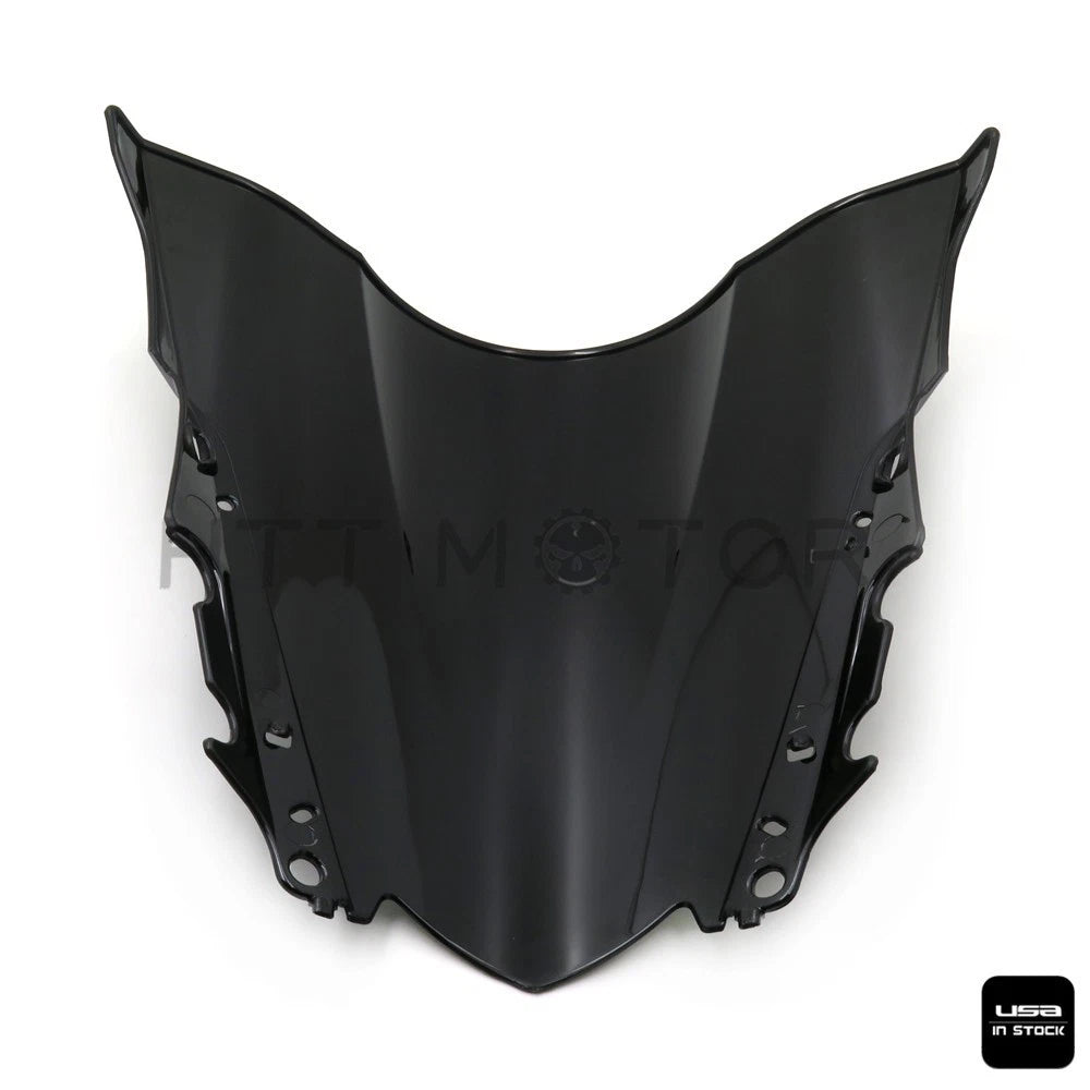 Double Bubble Windscreen for Yamaha YZF R3 R25 (2015–2016) Black