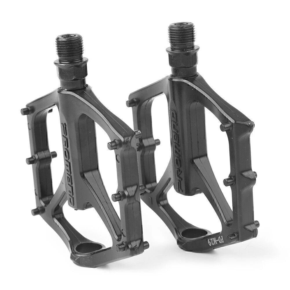 2X Aluminum Flat Platform Pedals for Mountain Bike (MTB)