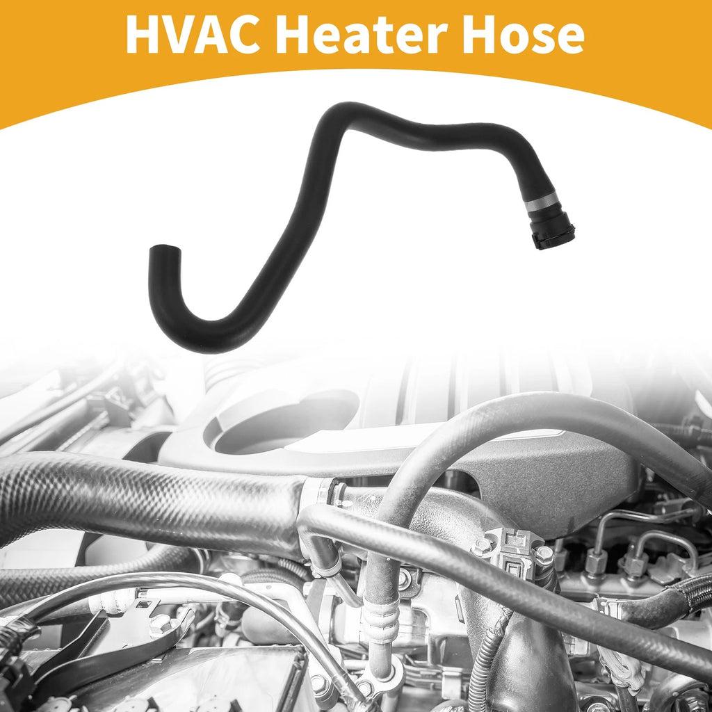 HVAC Heater Hose for BMW 3 Series E46 (2000–2007) Rubber Black
