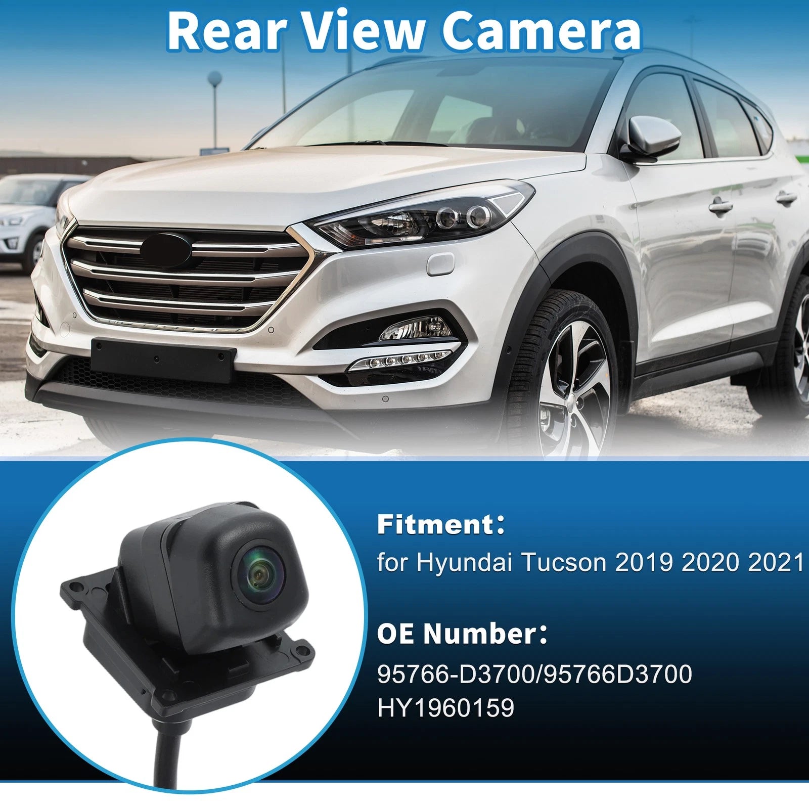 Rear View Backup Camera Replacement for Hyundai Tucson 2019–2021