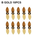 10Pcs Prop Blades for DIY Topwater Lures