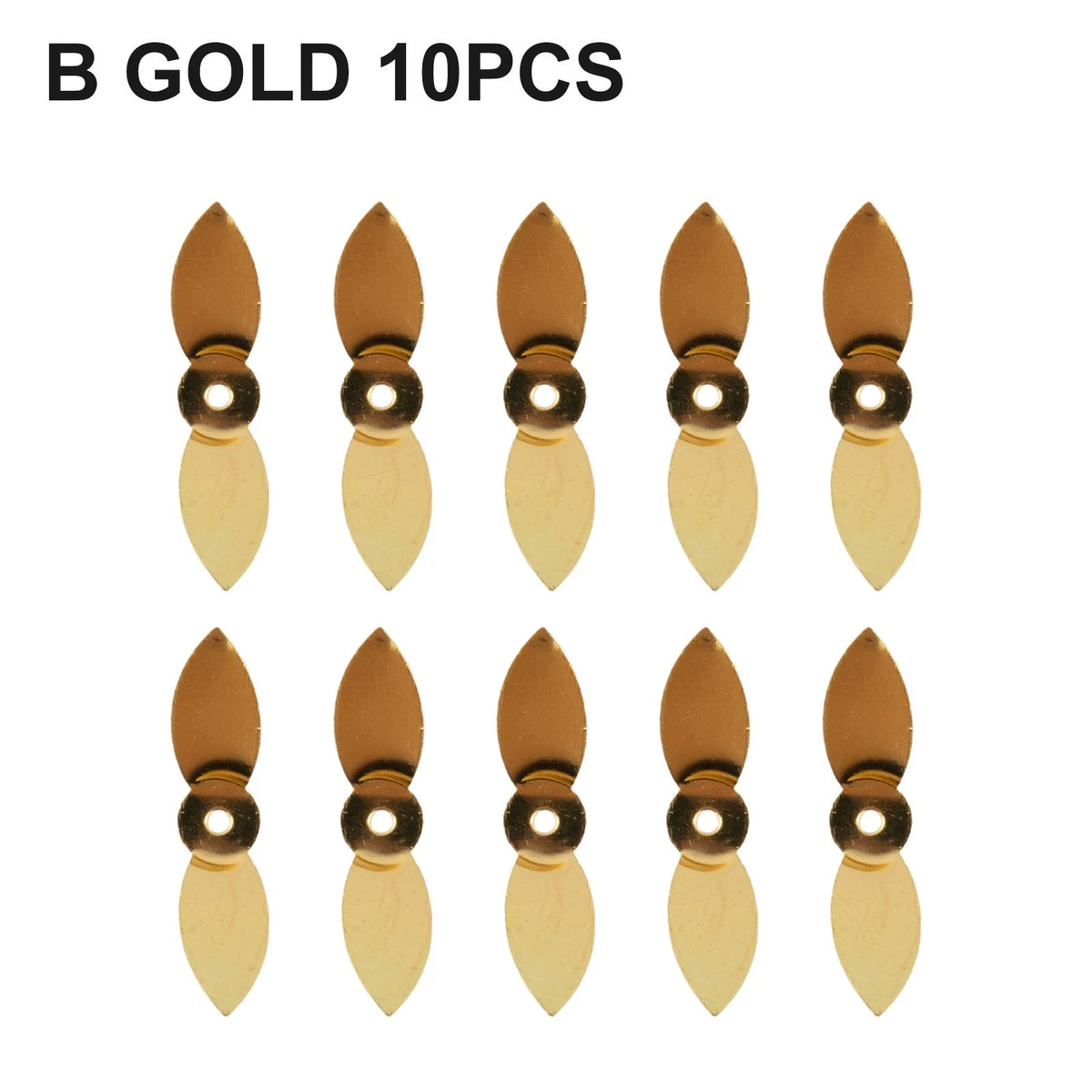 10Pcs Prop Blades for DIY Topwater Lures