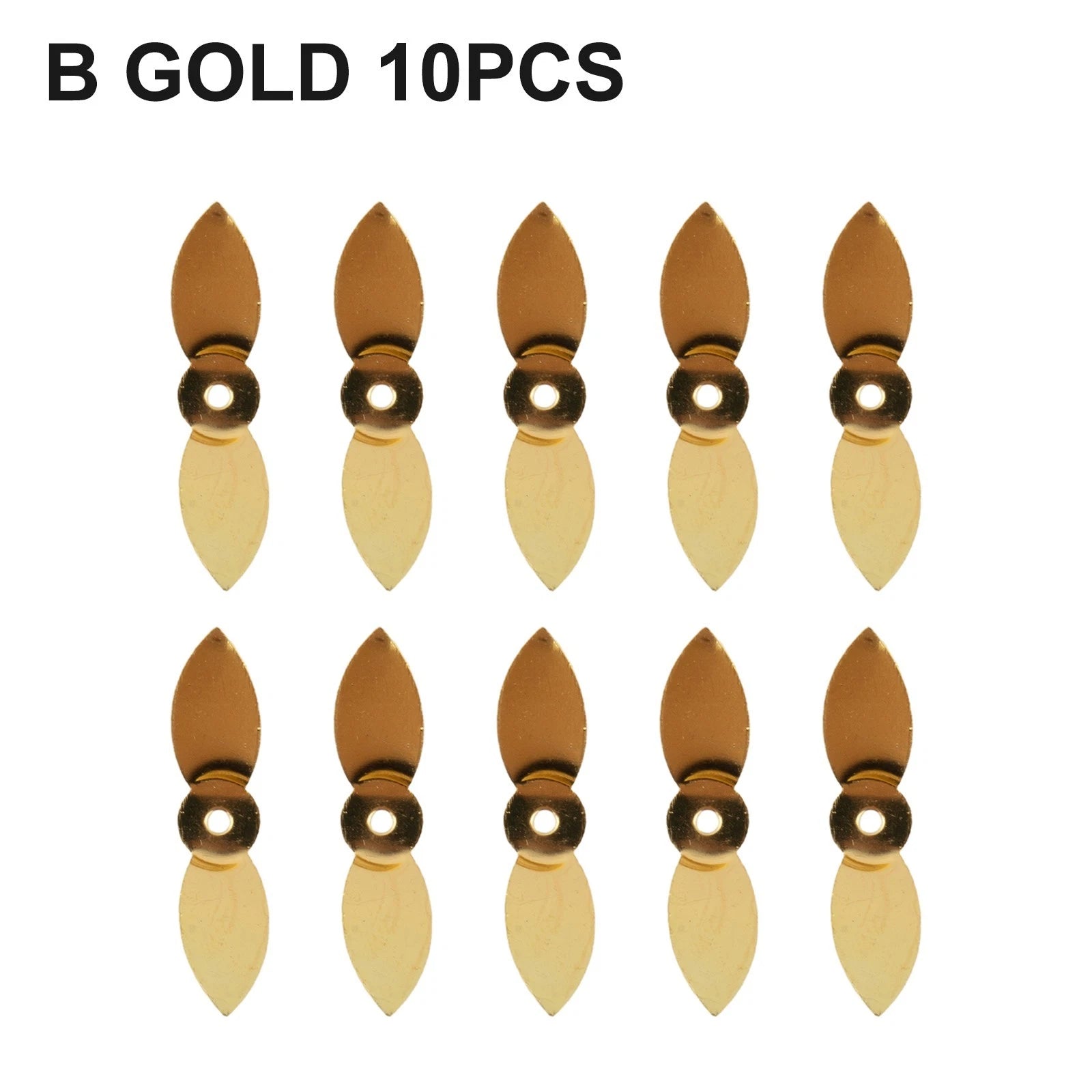 10Pcs Prop Blades for DIY Topwater Lures