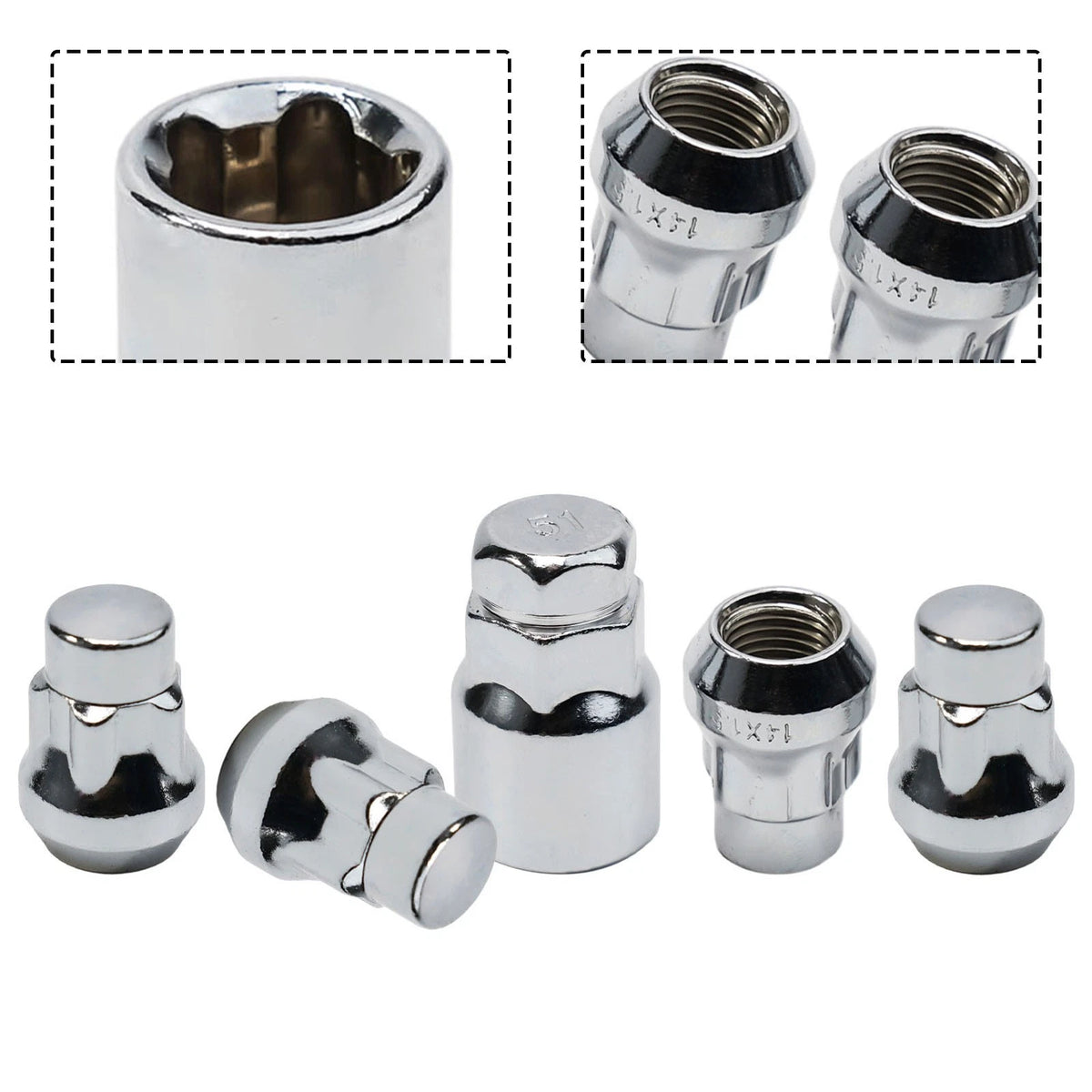 Tapered Key Wheel Nuts for Ford S-Max, Mondeo