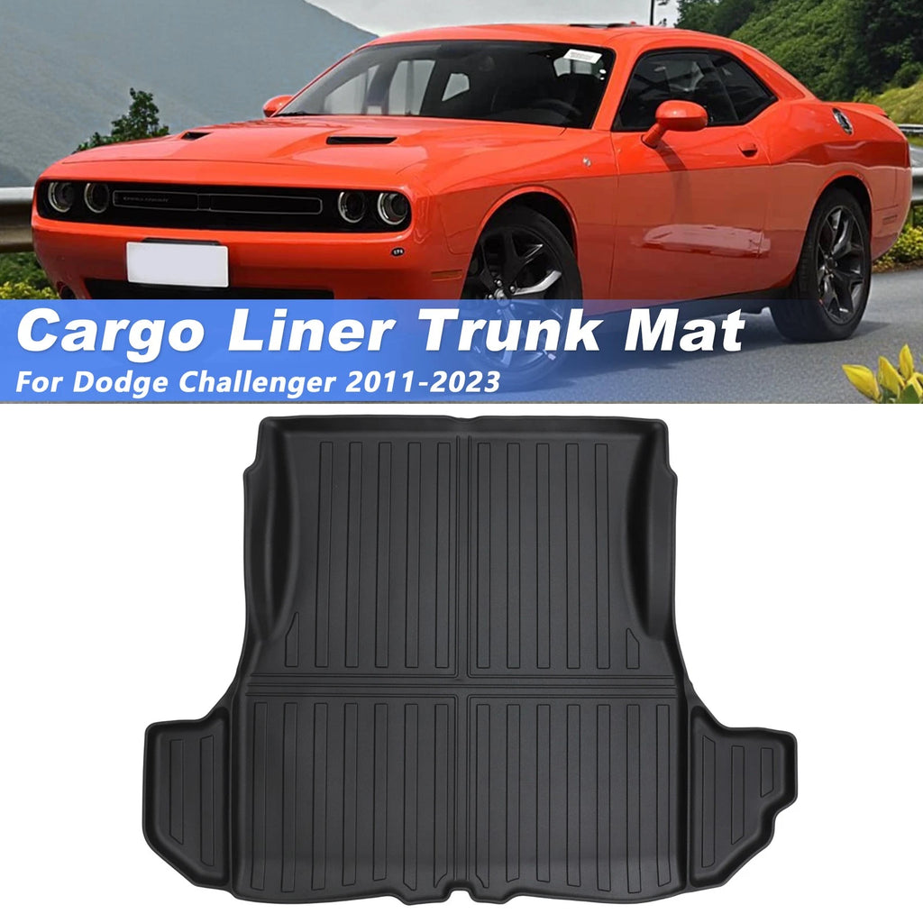 All Weather TPE Cargo Mat for Dodge Challenger (2011–2023) Trunk Liner