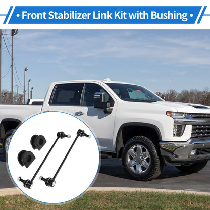 Set of 2 Front Stabilizer Bar Links with Bushings for GMC Terrain (No.K750188)