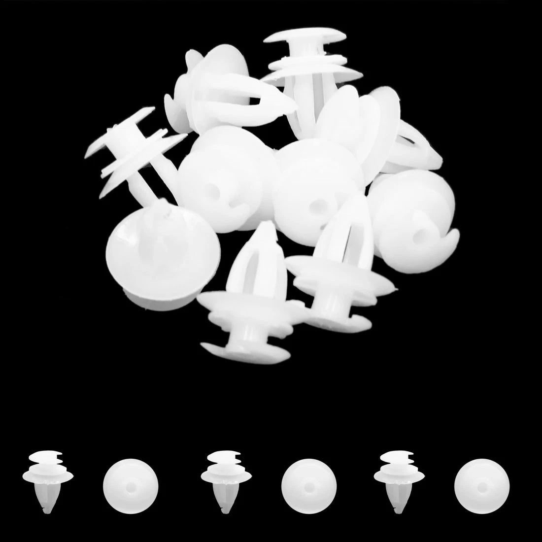 10Pcs Plastic Rivet Clips Bumper Fasteners for BMW 3 Series (2008–2019)