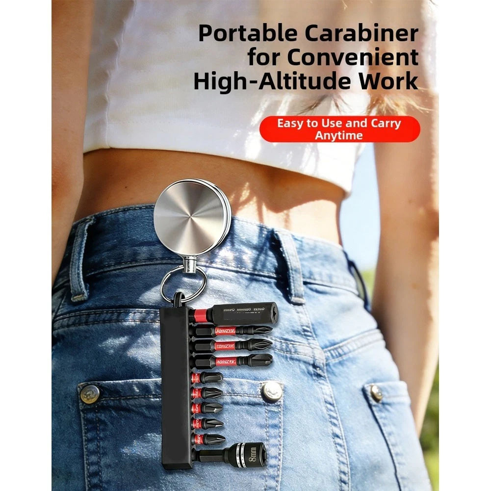 Portable Screwdriver Bit Extension Rod with Magnetic Tip