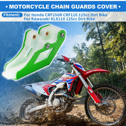 Chain Guards Cover for Honda CRF250R CRF110 (2004–2023) White Green