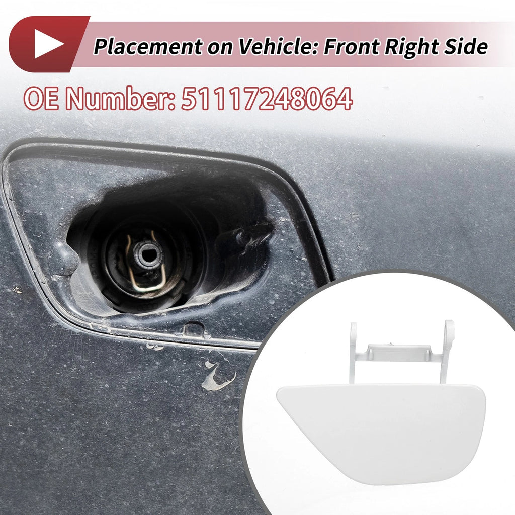 Front Right Washer Nozzle Cover Cap Replacement for BMW 535i GT (2010–2017)