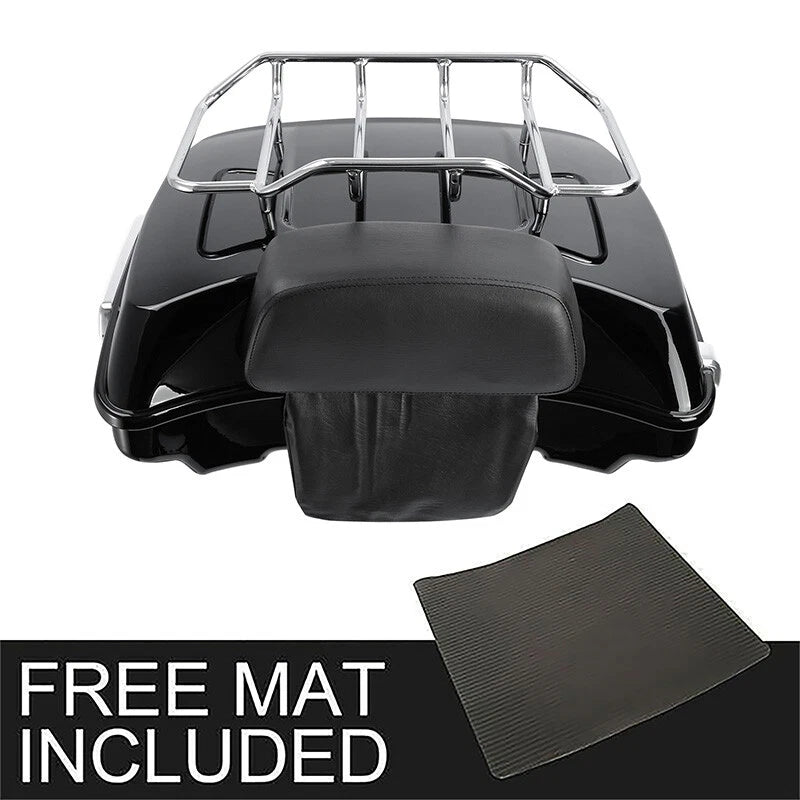 Razor Trunk Backrest Rack for Harley Davidson Touring Road Glide (2014–2026)