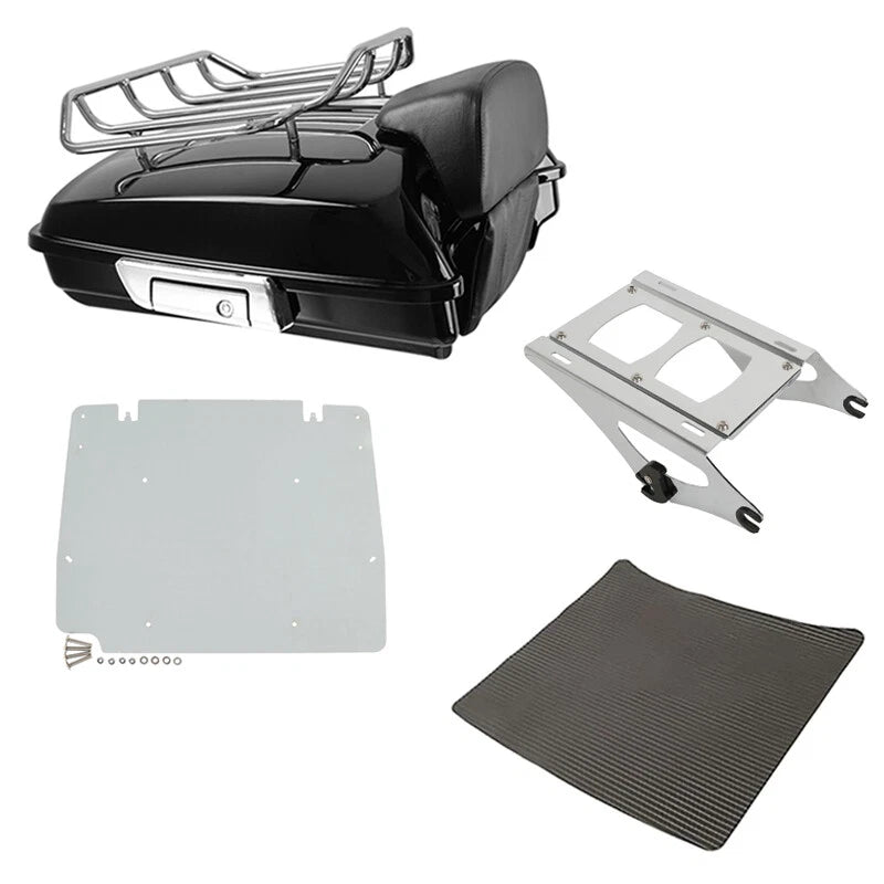 Black Razor Trunk Mount Rack for Harley Davidson Touring Road Glide (2014–2026)