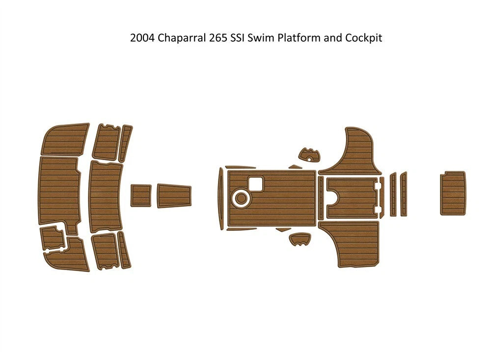 EVA Foam Teak Decking Flooring for Chaparral 265 SSI (2004)