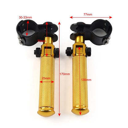 CNC Foot Pegs for Universal Motorcycle (Universal Fit)