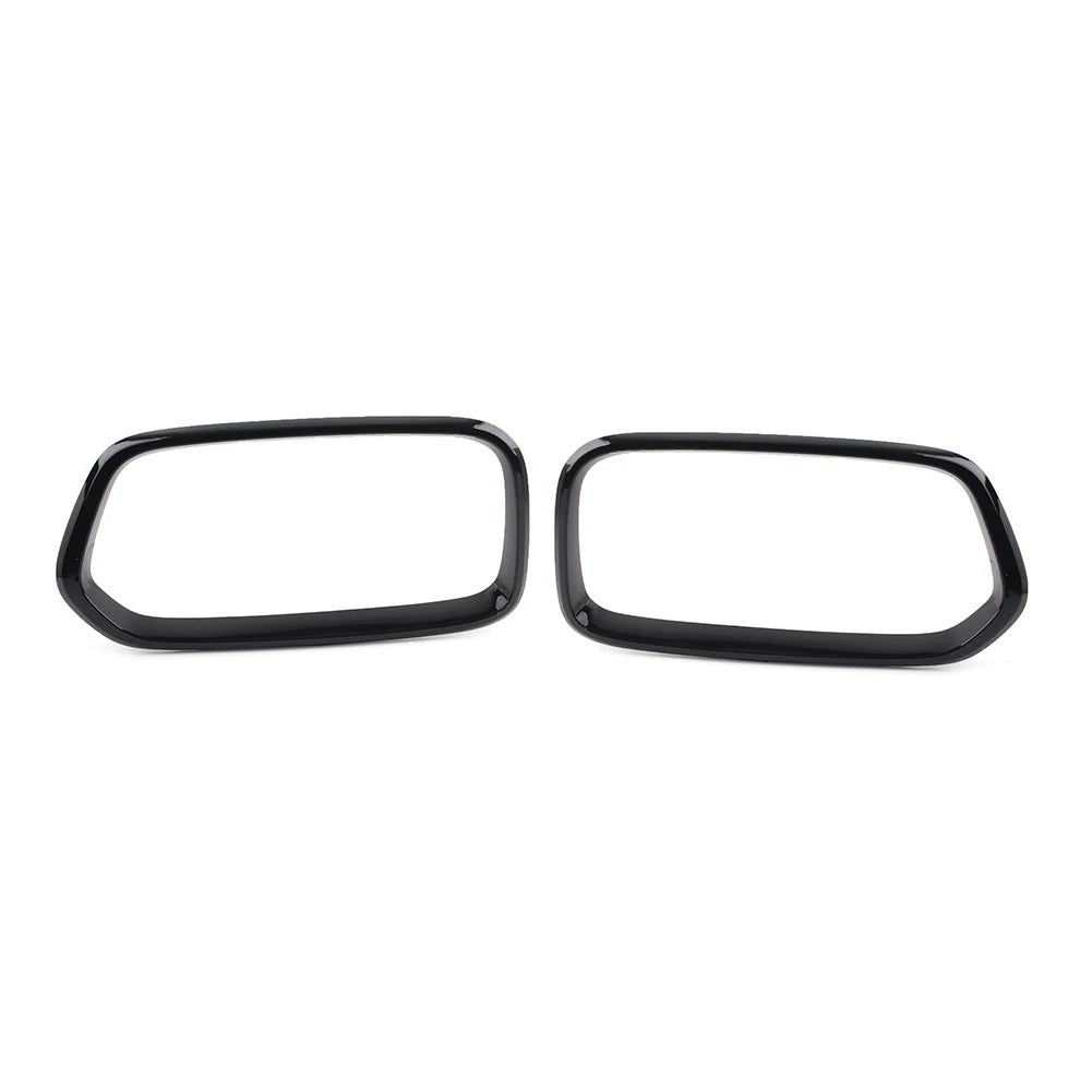 Pair of Black Front Bumper Grille Frame Covers for BMW X2 F39 (2018–2021)
