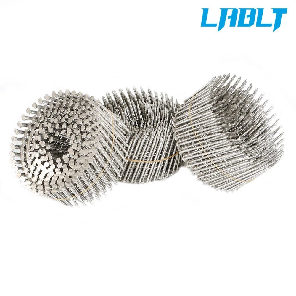 3600Pcs 15 Degree Ring Shank Stainless Siding Nails for