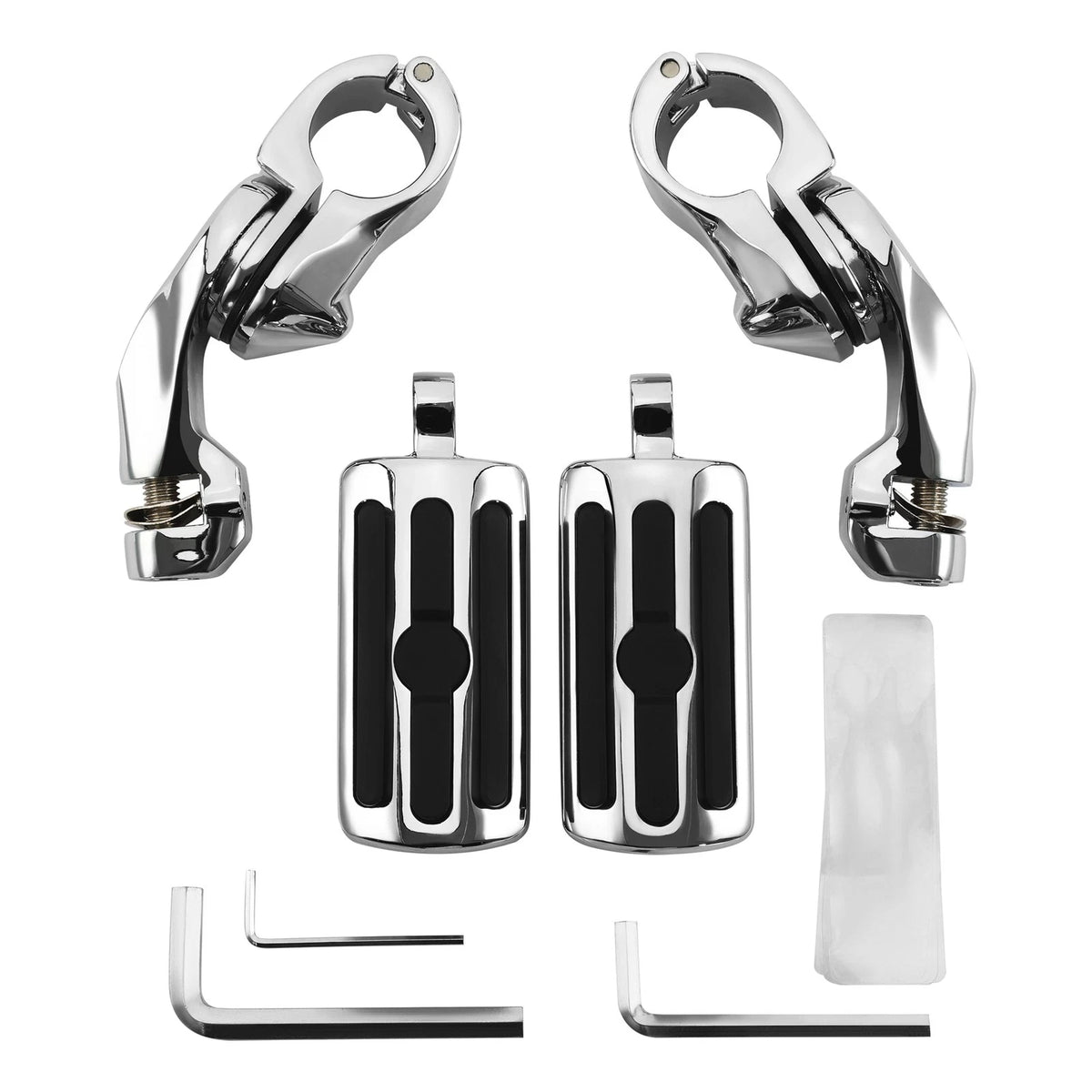 Chrome Adjustable Highway Short Mount Foot Pegs for Harley Sportster