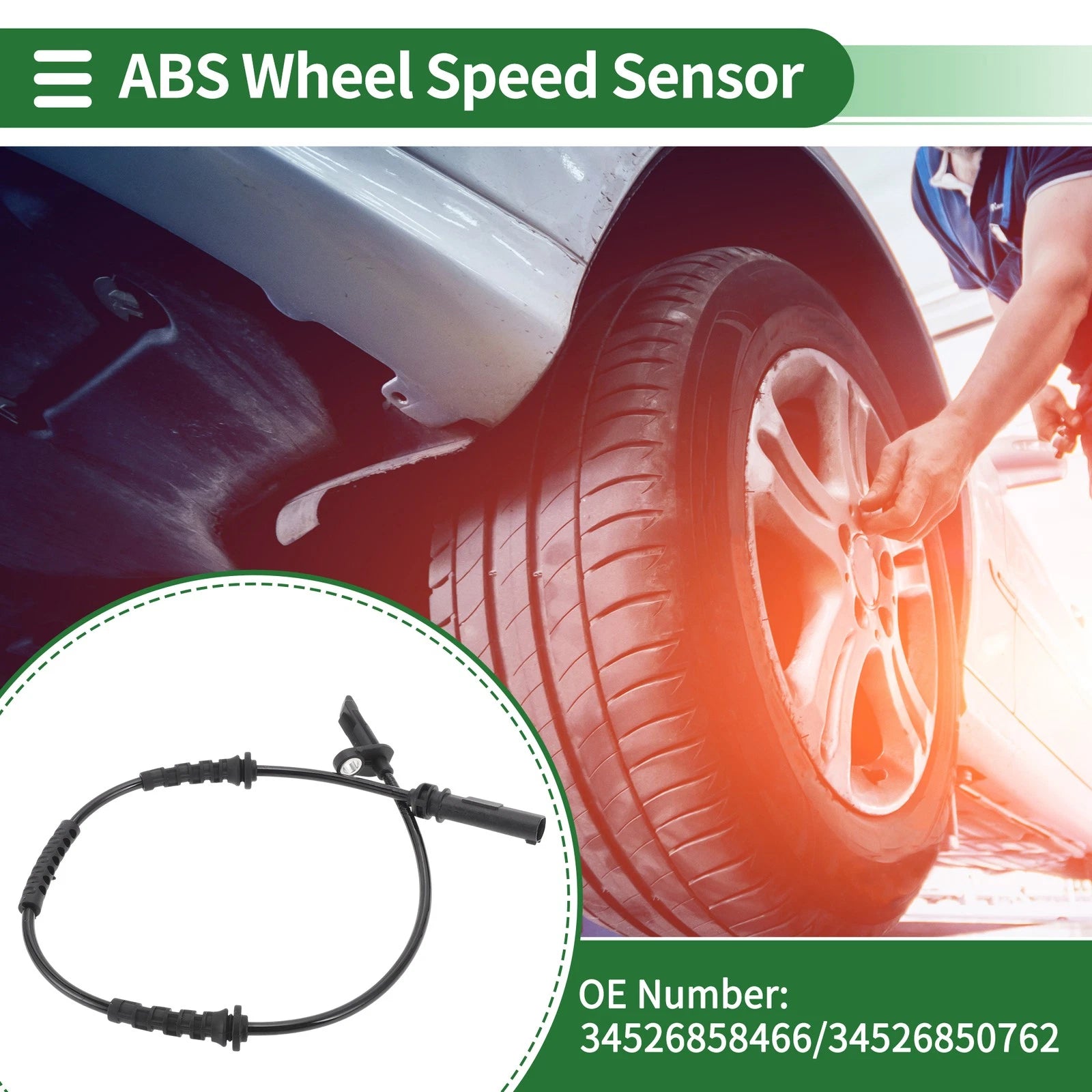 ABS Wheel Speed Sensor Front for BMW X2 F39 (2013–2018) Replacement