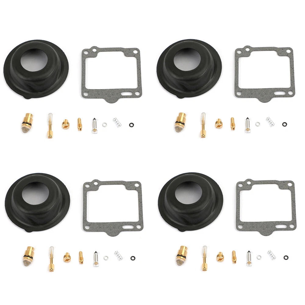 4X Carburetor Repair Kit for Yamaha Virago XV750 (1988–1997) XV1100 (1988–1999)
