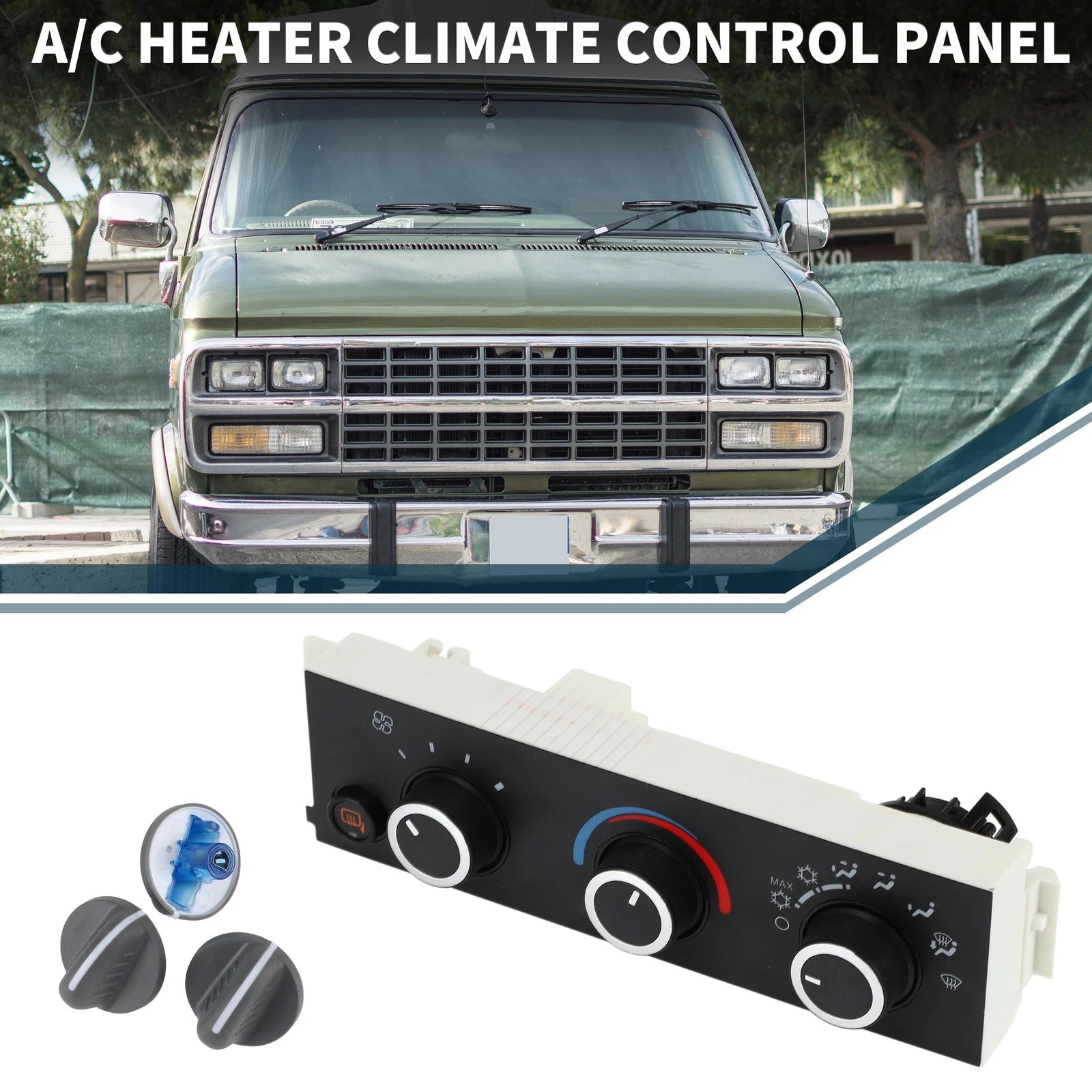 HVAC A C Heater Climate Control Switch for Chevrolet Express 2500 (2003–2023)