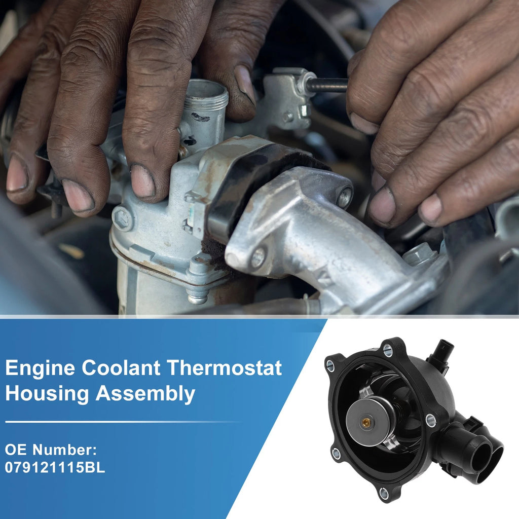Engine Coolant Thermostat Housing Assembly Replacement for Audi A8 (2013–2018)