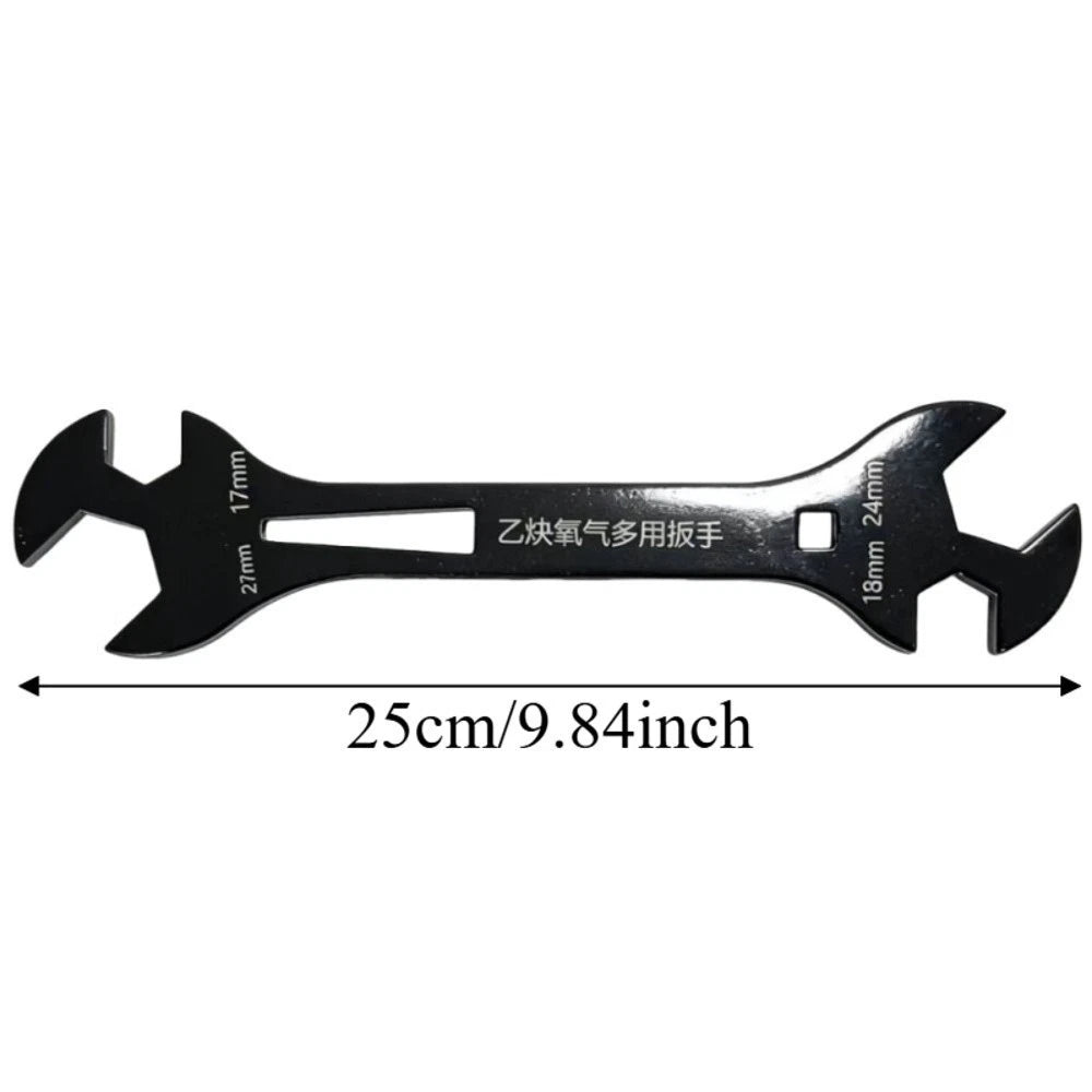 Multi-Function Wrench for Gas Cylinder Valves (HVAC Welding)