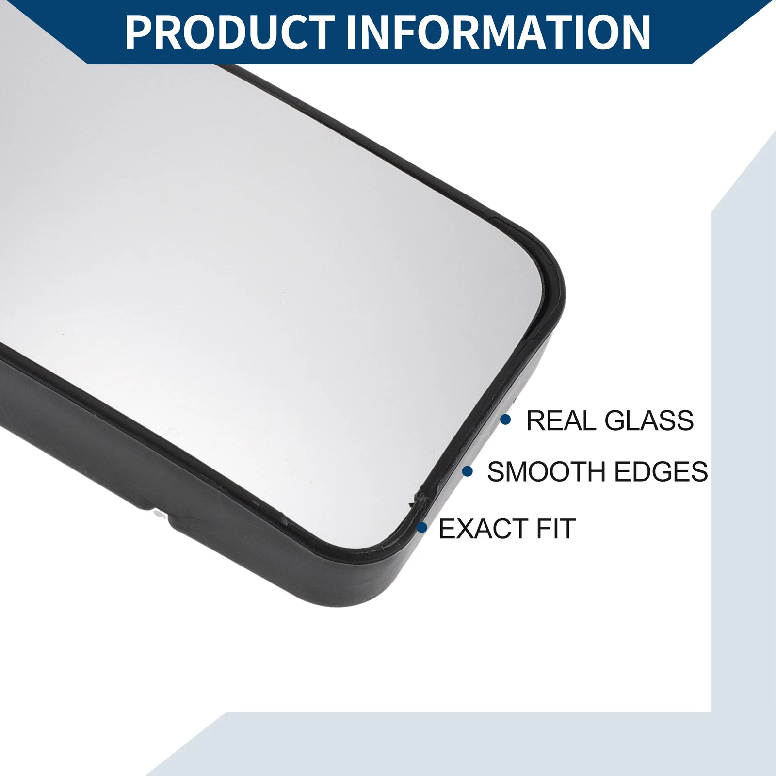 Heated Left Lower Side Mirror Glass for VW Crafter (2010–2016)