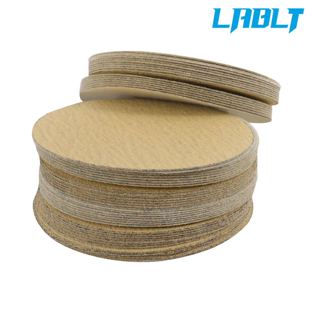 100Pcs 5In Hook Loop Sand Paper Pads 80 Grit for Universal Use