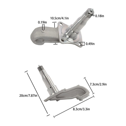 4 Inch Drop Trailer Spindle #84 for Torsion & Straight Axle (3500 lbs)