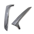 Fiber Look Rear Window Side Canard Splitter for Audi A4 B8 (2009–2016)