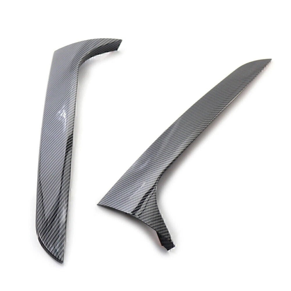 Fiber Look Rear Window Side Canard Splitter for Audi A4 B8 (2009–2016)