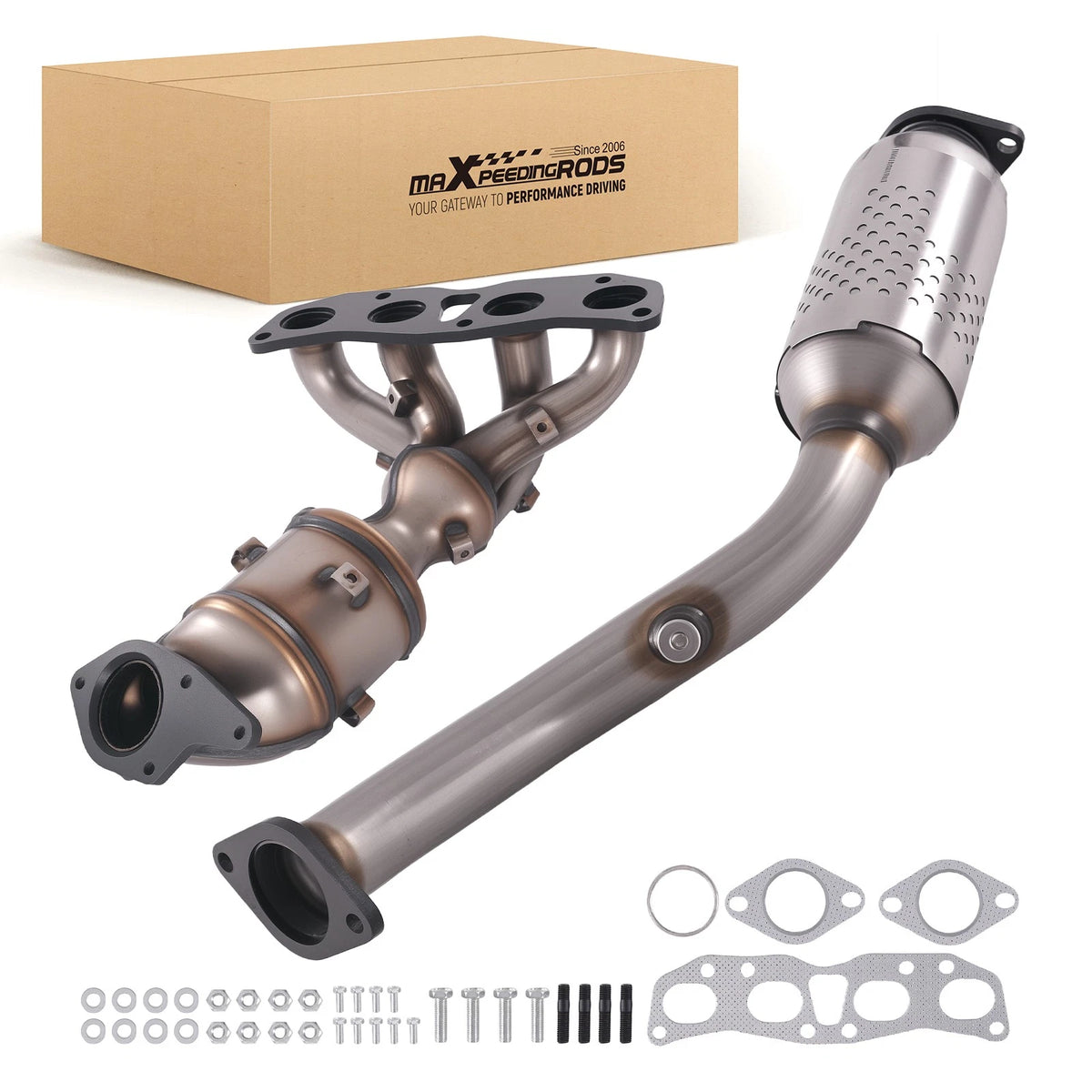 2X Catalytic Converter for Nissan Rogue 2.5L (2008–2014) EPA Approved