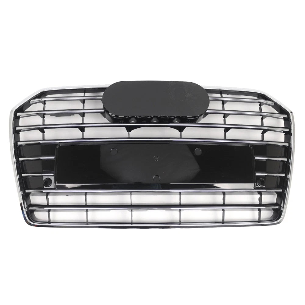 Chrome Front Bumper Grille for Audi A6 S6 C7 (2016–2018)