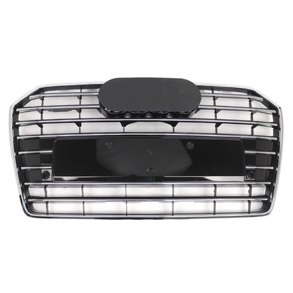 Chrome Front Bumper Grille for Audi A6 S6 C7 (2016–2018)