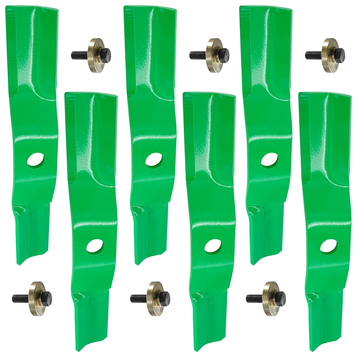 CCW Blades and Left Thread Bolt with Washer for Land Pride AFM Series (2005–2020)