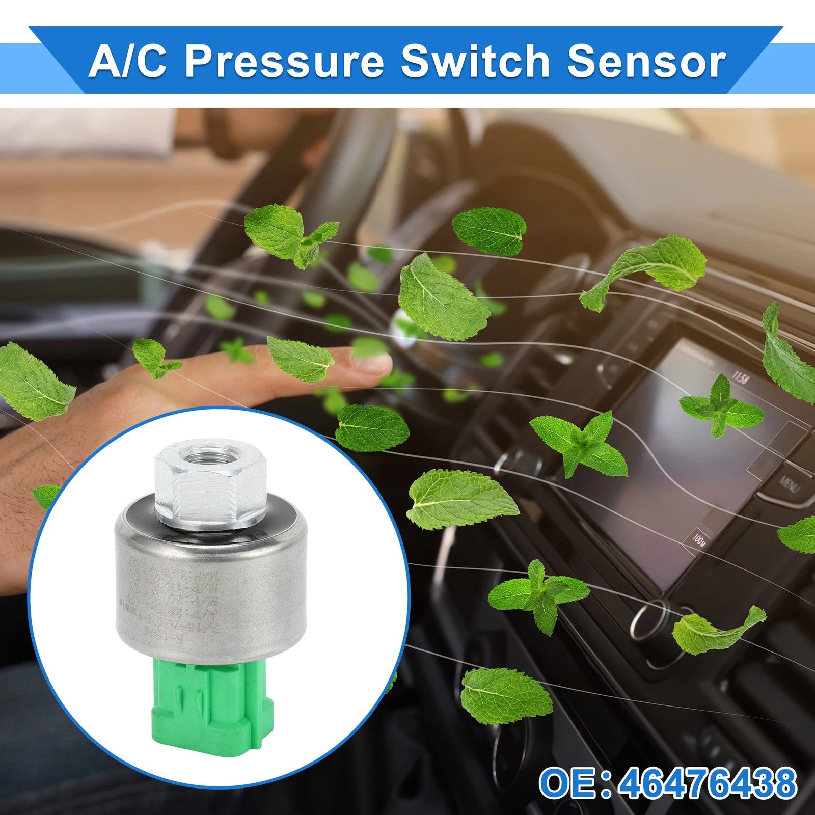 A/C Pressure Switch Sensor for Alfa Romeo (No. 46476438)