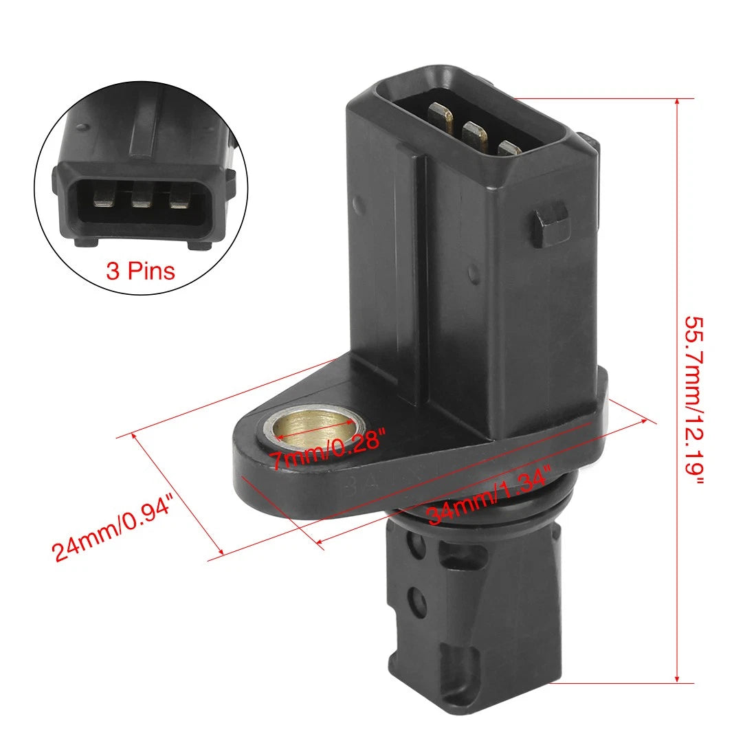 Vehicle Crankshaft Position Sensor Replacement for Mitsubishi Pajero 3.2D (2000–2006)