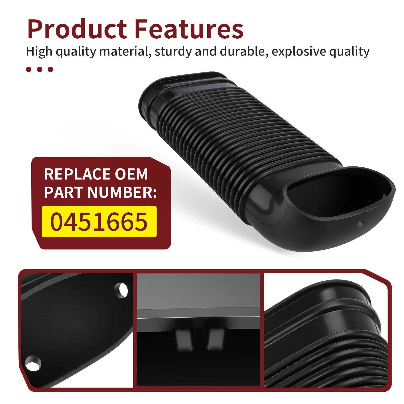 Cooling Fan Duct #0451665 for Polaris Predator 90, Sportsman 90 (2004–2006)