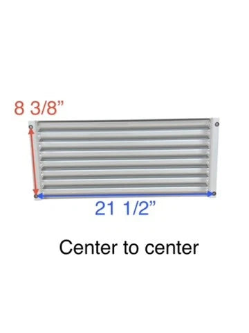 Flow Grill Ventilation Louver Frames 22 x 10" for