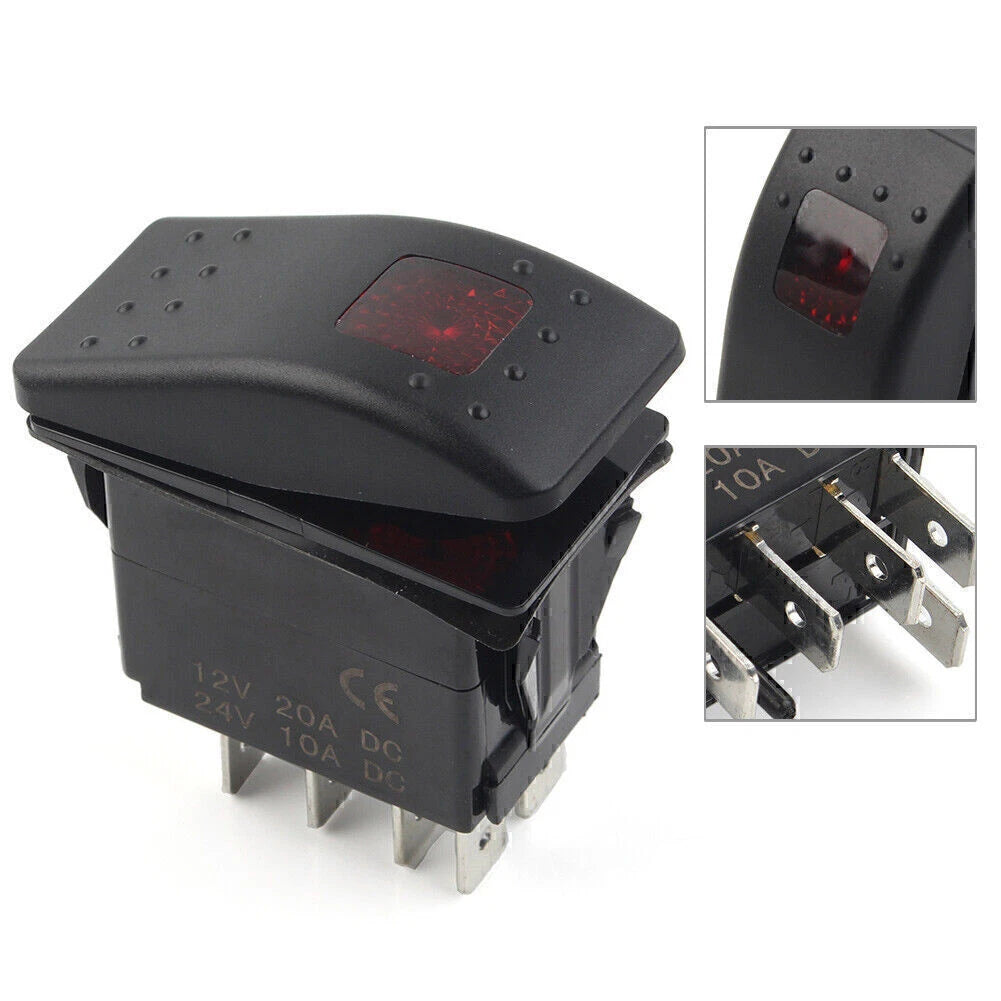 Rocker Start Stop Switch for Onan Cummins RV Generator 308-1038