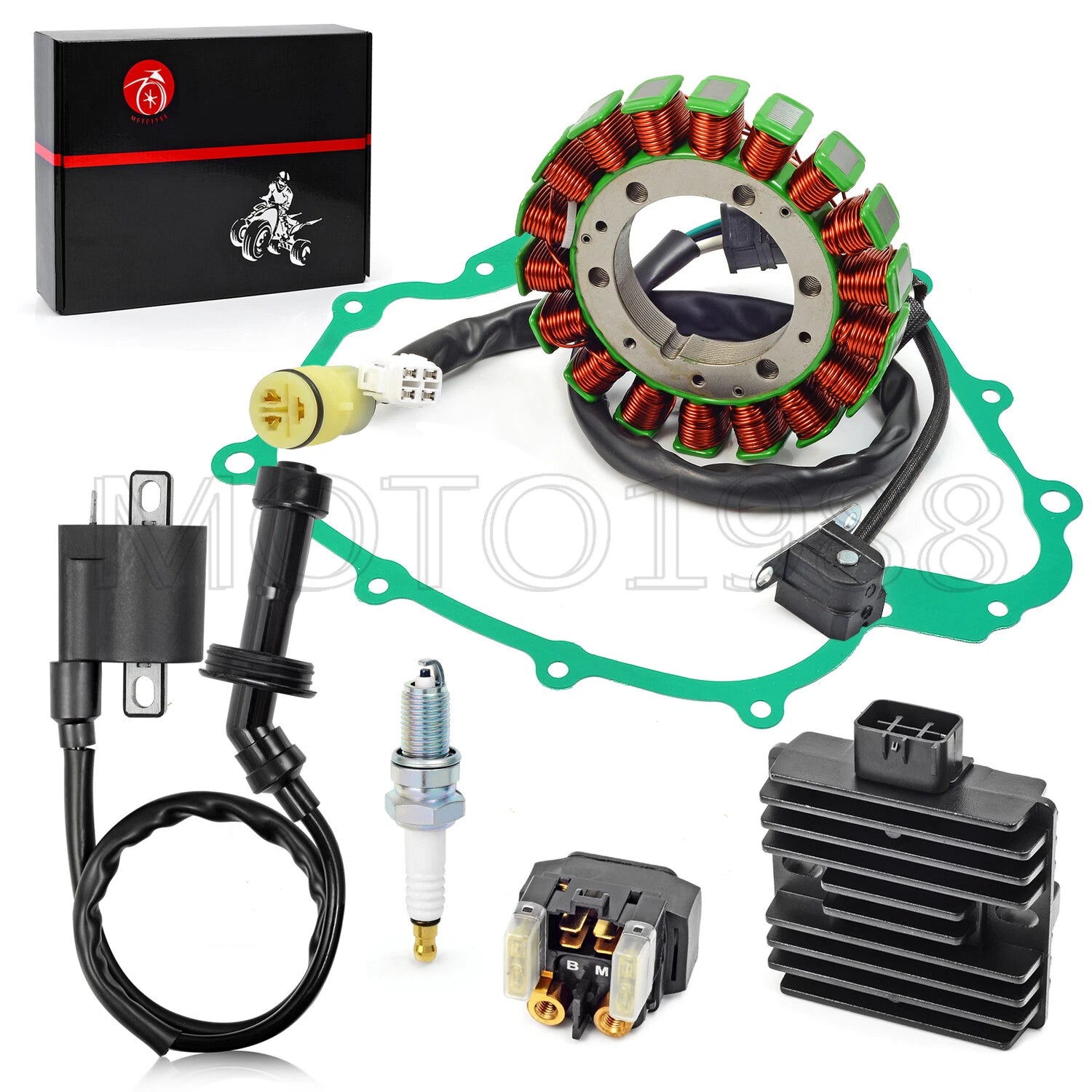 Ignition Coil & Stator Regulator Relay Kit for Yamaha Rhino 660 (2004–2007)
