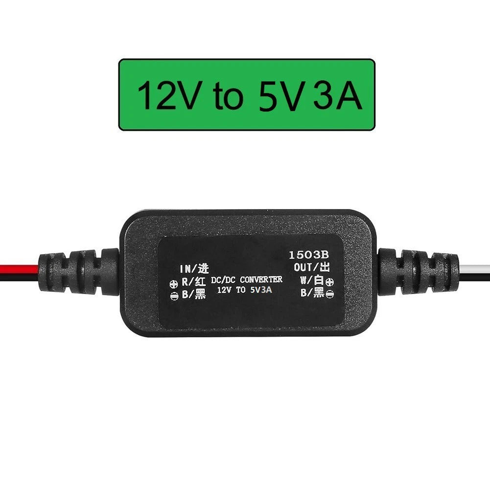 Waterproof DC Voltage Reducer Converter 12V to 5V 3A Power Module