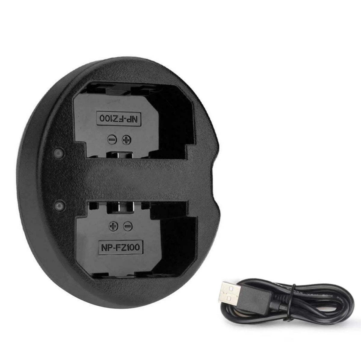 Dual Slot Micro USB Battery Charger for Sony ILCE-9 A7M3 (2017–2020)