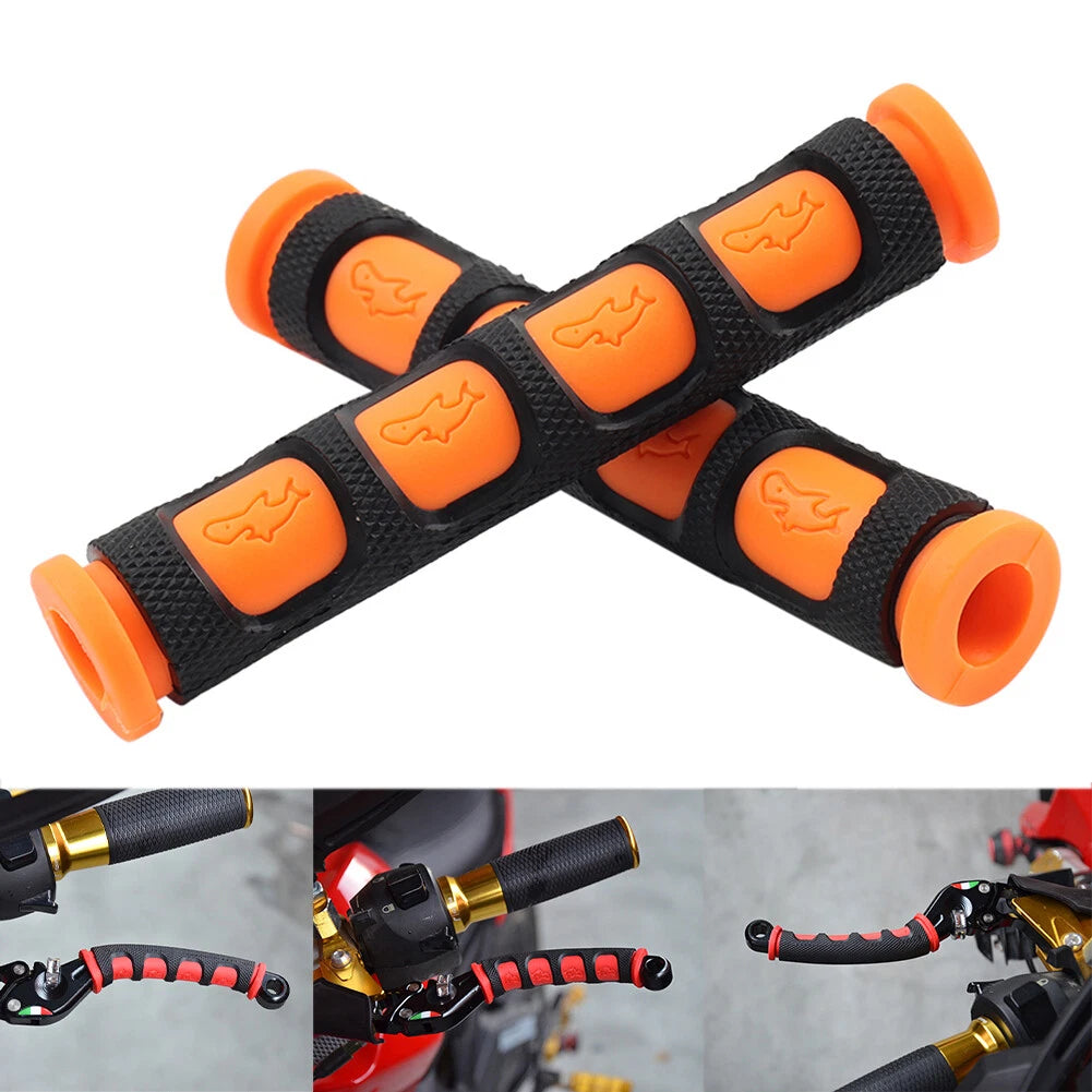 Pair Rubber Brake Clutch Lever Grips for Universal Motorcycles