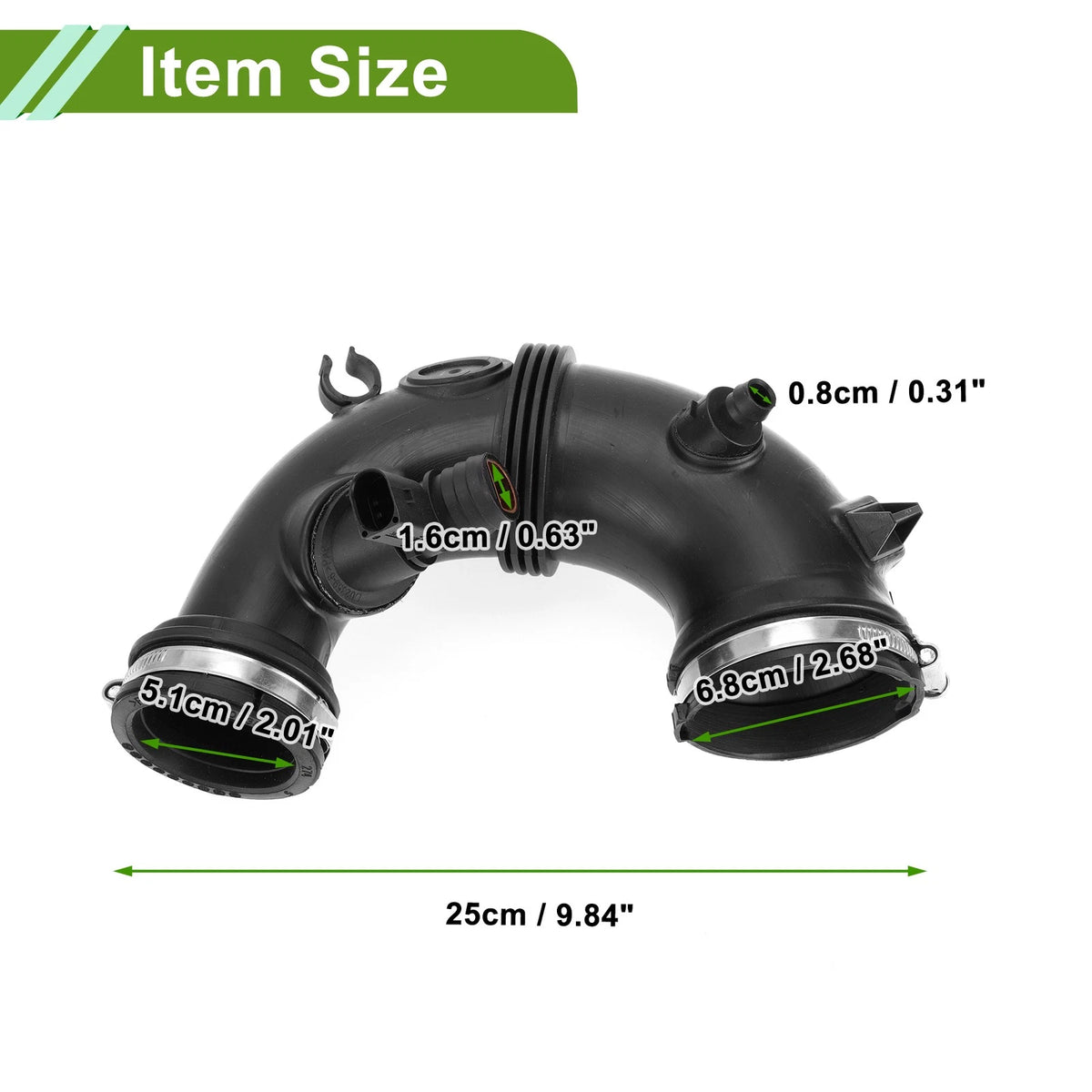 Air Filter Intake Hose Replacement for Mercedes-Benz W205 W213 M274 (1 Pc)