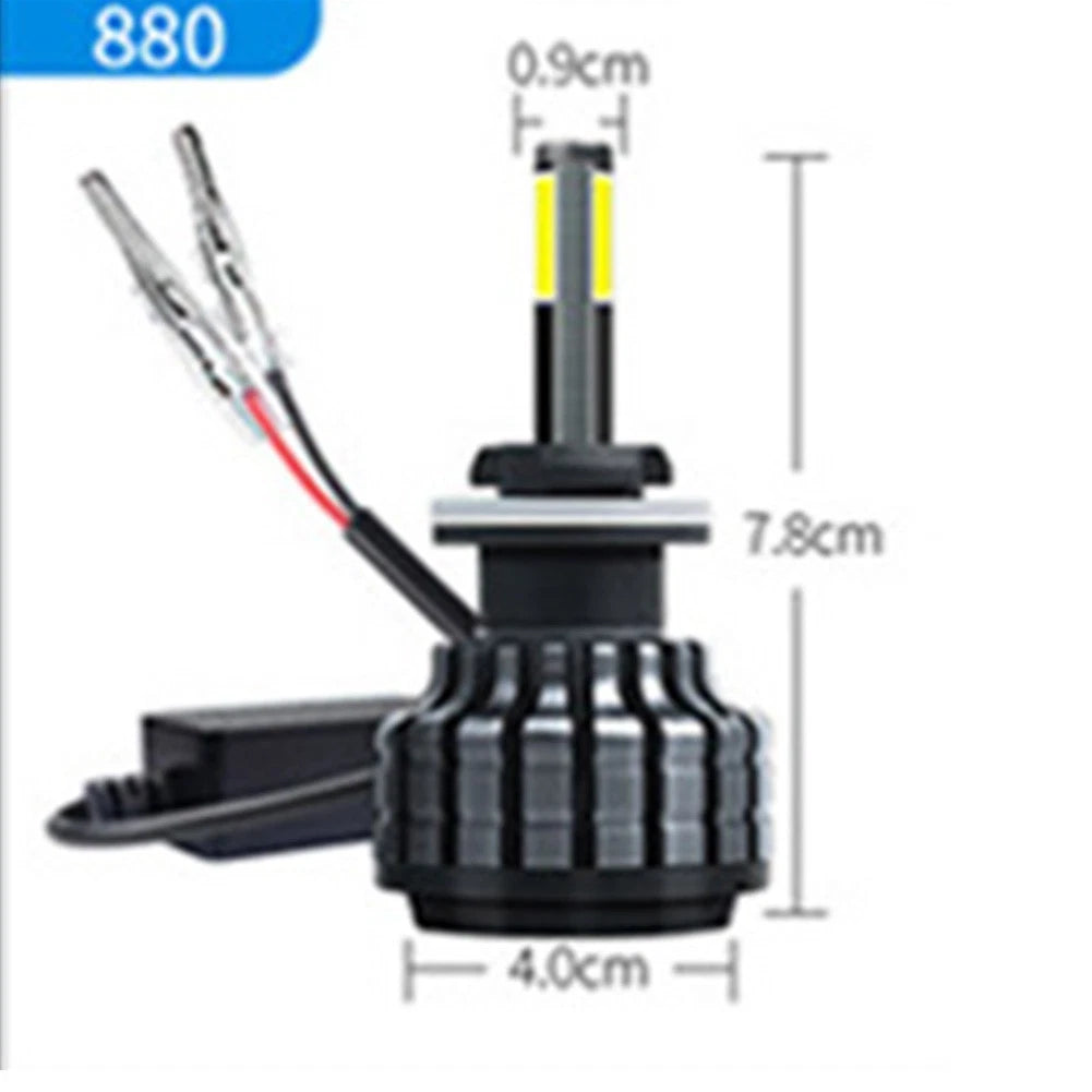 2X Car Headlights for Efficient Power Consumption (10000LM Output)
