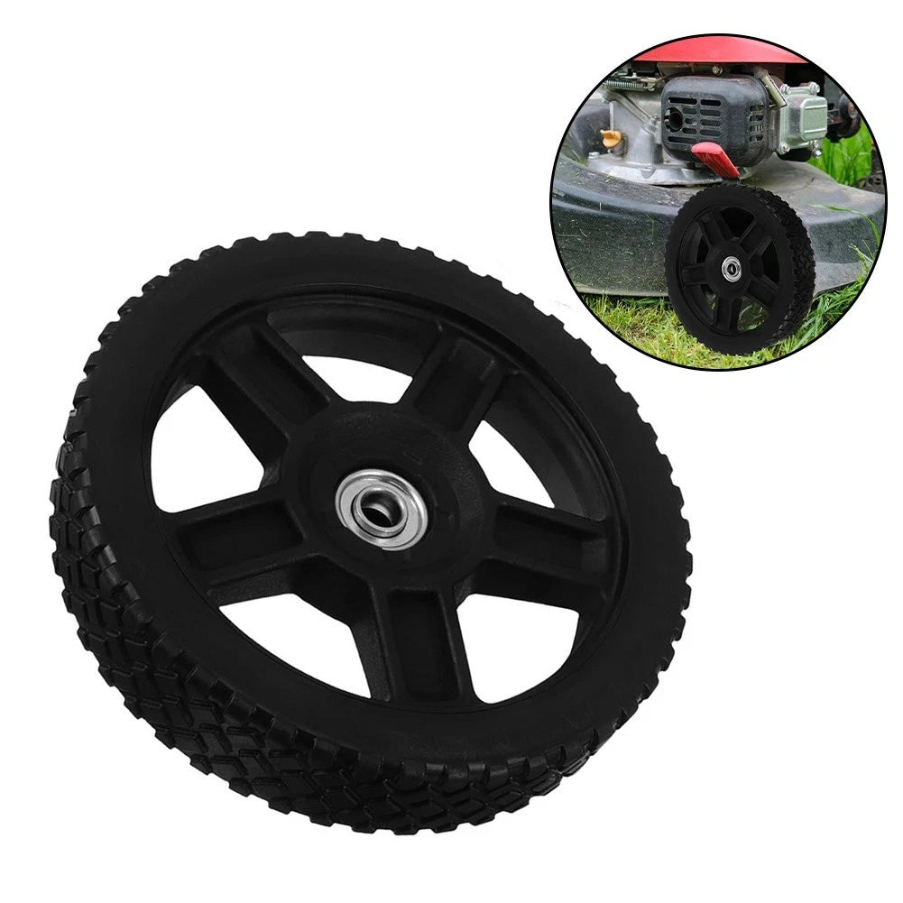 8 Inch Plastic Replacement Wheel for Hand Push Lawn Trimmers (1 or 2)