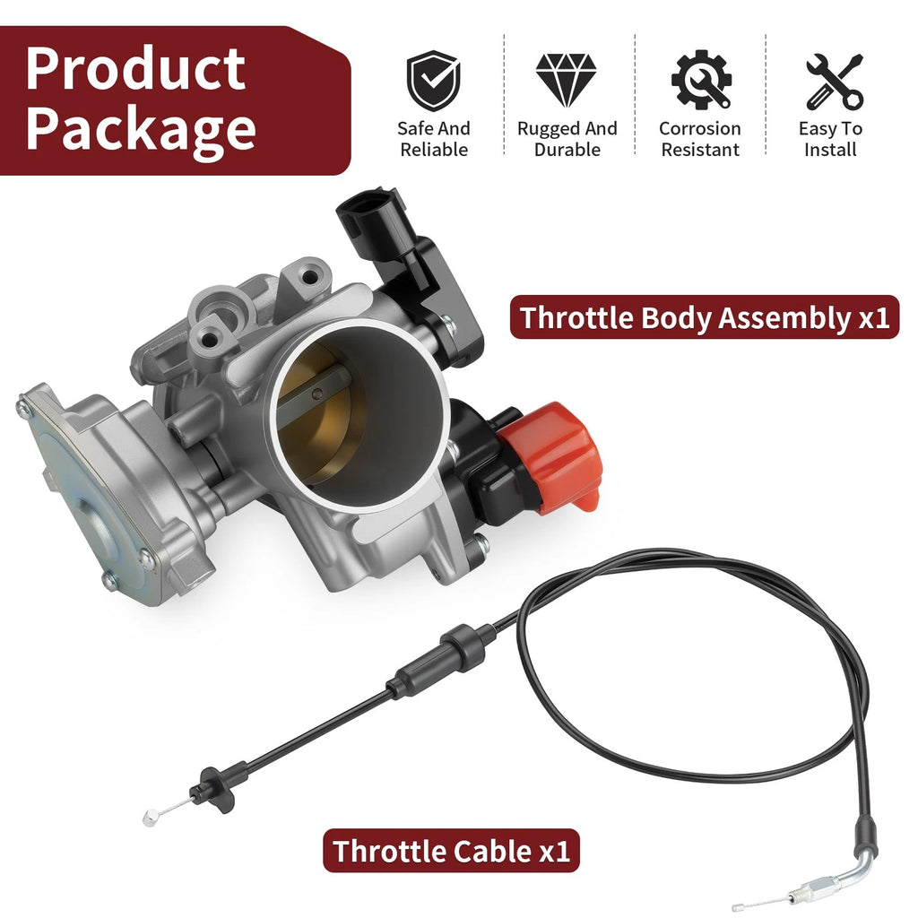 Throttle Body Assembly w/ Cable for Polaris Sportsman XP 550 (2009–2010) 3131704