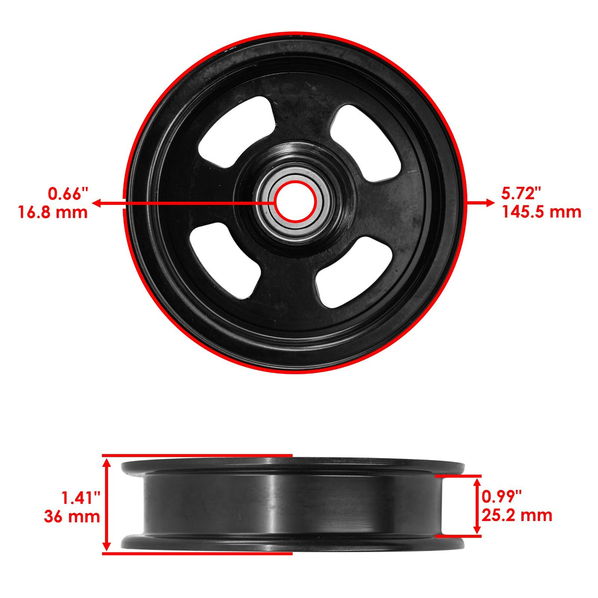 Deck Idler Pulley Replacement for Toro 52 Inch (2005–2015)